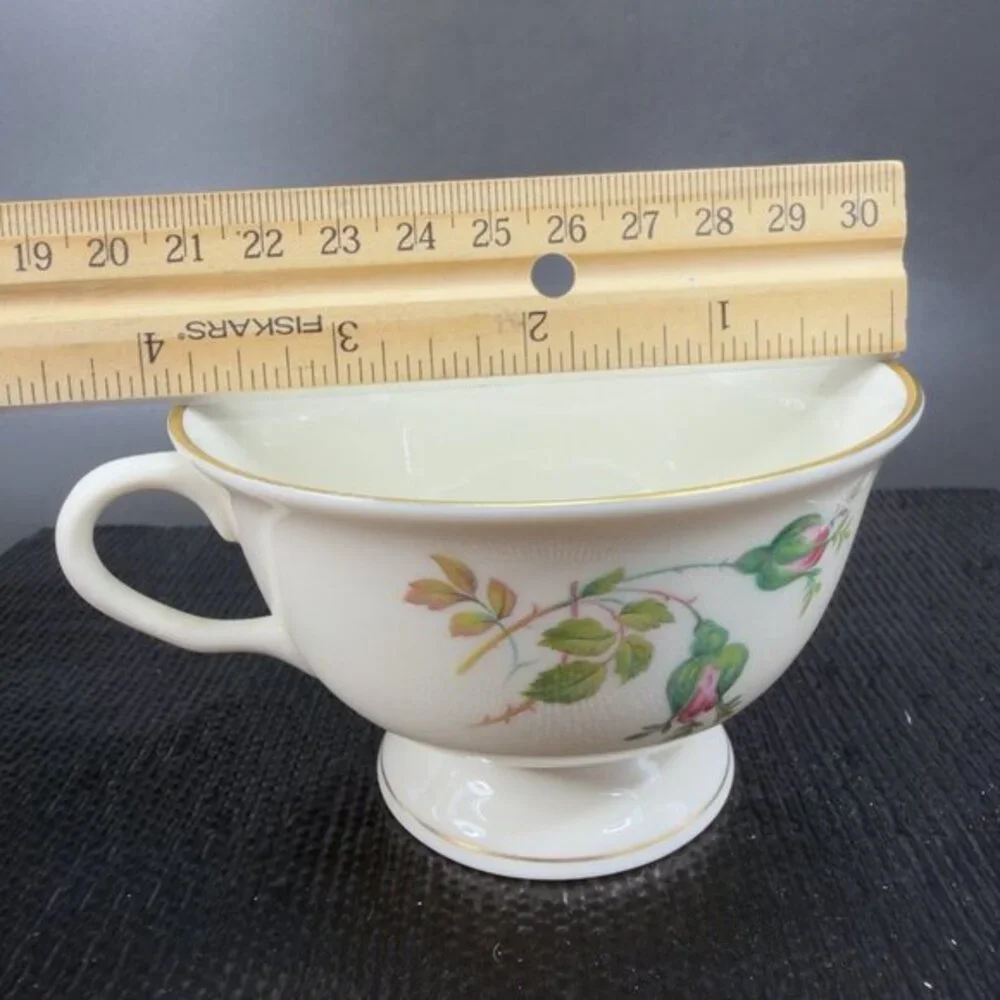 PICKARD Ravenswood MARIA Fine Porcelain Cup Mug Set‎ 2 Mugs Cups Floral Pattern